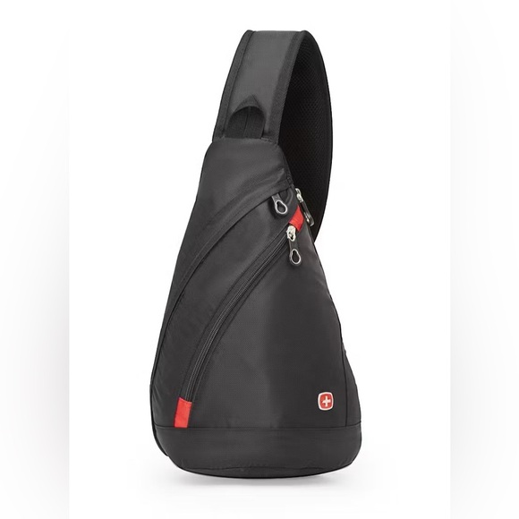 Swissgear Mini Sling Bag - Black - New without tags - Picture 6 of 7